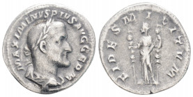Roman Imperial
Maximinus Thrax, (235-238 AD) Rome
AR Denarius (19,3 mm, 2.70g)
Obv: MAXIMINVS PIVS AVG GERM Laureate, draped and cuirassed bust of Max...