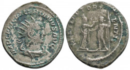 Roman Imperial
Valerian I. (253-260 AD) Samosata
Antoninianus (29,9mm 3,20g)
Obv: Radiate, draped and cuirassed bust right 
Rev: The Orient standing r...