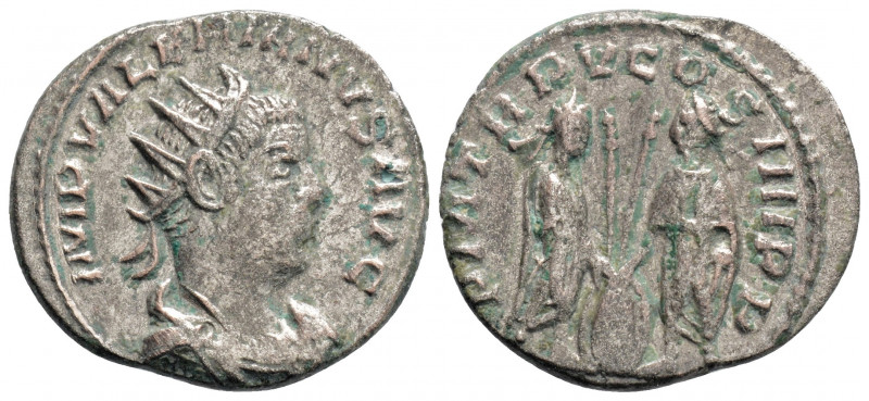 Roman Imperial
Valerian I. (253-260 AD) Antioch
Antoninianus (21,2mm 3,58g)
Obv:...