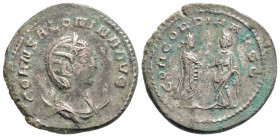 Roman imperial
Salonina Augusta (254-268 AD) Samosata.
Antoninianus (22,5 mm 4,50 g)
Obv: CORN SALONINA AVG. Diademed and draped bust right, set on cr...