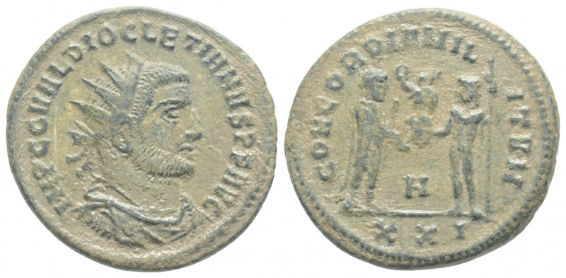 Roman Imperial
Diocletian (284-305 AD) Antioch
AE Antoninianus (21.8mm, 3.73g)
O...