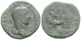 Roman Imperial
Severus Alexander. (222-235 AD) Rome
AE Sestertius (29,1mm, 20g) 
Obv: Laureate bust right, slight drapery 
Rev: Severus Alexander driv...