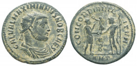 Roman Imperial
Galerius Maximianus, as Caesar (293-305 AD) Antiochia
AE Follis (20,3 mm, 2.78 g)
Obv: GAL VAL MAXIMIANVS NOB CAES Radiate, draped and ...