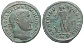 Roman Imperial
Maximinus II. (310-313 AD) Antioch 
AE Follis (24,4mm, 6.92g) 
Obv: IMP C GAL VAL MAXIMINVS P F AVG, laureate head right 
Rev: GENIO IM...