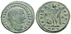 Roman Imperial
Maximinus II (310-313) Kyzikos 
AE Follis(22,2mm 5g)
Obv: IMP C GAL VAL MAXIMINVS P F AVG - laureate head right
Rev: GENIO A-VGVSTI, Ge...