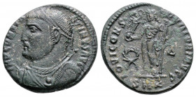 Roman Imperial
Constantinus I. (317-320 AD). Kyzikos
AE Follis (18,9mm 3g) 
Obv: IMP CONSTANTINVS AVG, laureate and draped bust to left, holding orb a...