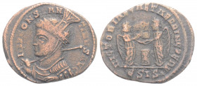 Roman Imperial
Constantine I (306-337 AD). Siscia
AE Follis (18,7 mm, 2,24 g)
Obv: CONSTANTINVS AVG, helmeted and cuirassed bust of Constantine to lef...