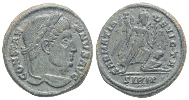 Roman Imperial
Constantinus I.(306-337 AD) Sirmium
AE Follis (7.7mm, 3.25g)
Obv:...