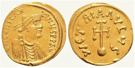 Byzantine
Constans II . (641-666 AD ) Constantinople.
AV Semissis (17.6mm 2.16g)
Obv: ∂ N CONSƮANƮINЧS P P A, diademed, draped and cuirassed bust to r...