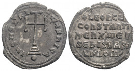 Byzantine 
Leo VI the Wise, with Constantine VII, (886-912 AD) Constantinople
AR Miliaresion (22,4mm, 2,25g) 
Obv: +LEON CE / CONSTANTI / N'ENX.ωEV / ...