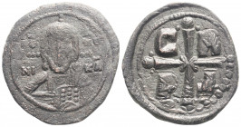 Byzantine 
Romanus IV Diogenes. (1068-1071 AD) Constantinople
AE follis (Bronze. 29mm, 8.85g)
Obv: IC-XC / NI-KA, facing bust of Christ, nimbate, hold...