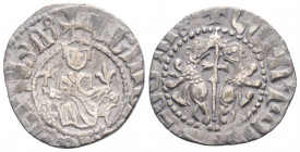 Medieval
Armenia, Cilician Armenia. Levon I Sis mint, (1199-1219 AD) ✠
AR Tram. (20.6mm, 2.60g)
Obv: "Levon, king of the Armenians" in Armenian script...