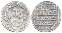 Medieval
ISLAMIC, Seljuks Ghiyath al-Din Kay Khusraw II, first reign(1237-1246 AD )Siwas (Sivas)
AR Dirham (22,3 mm, 3.00 g)
Obv: Lion advancing right...