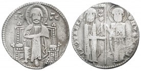 Medieval 
ITALY. Venice. Lorenzo Tiepolo (1268-1275 AD). Grosso.
AR (20.2mm, 1.96g)
Obv: IC - XC. Christ Pantokrator seated facing on throne.
Rev: LA ...