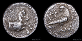 Kyme (Aeolis) AR Hemidracma, 350-250AC