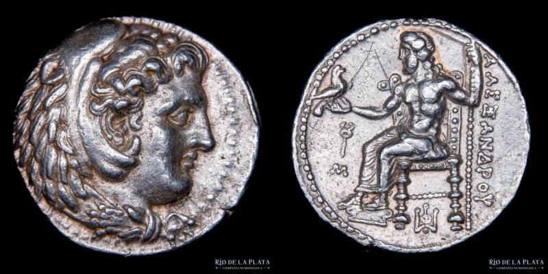 Reino de Macedonia. Alejandro III Magno 336-323AC. Ceca de Babilonia. Emisión en...