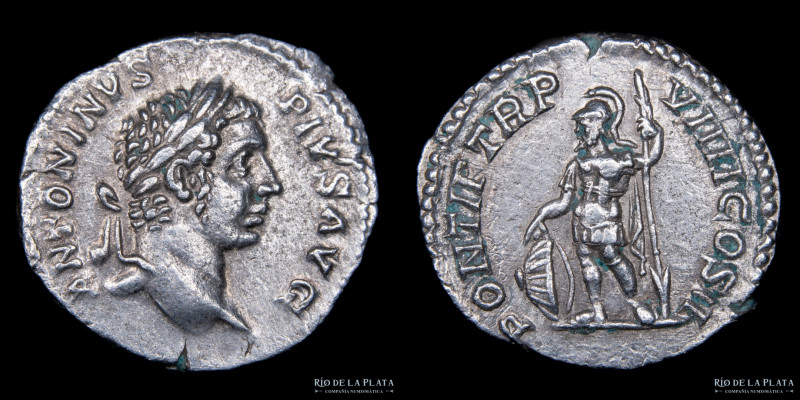 Roma. Caracalla 198-217DC como Augusto Jr con Severo (198-209DC). AR Denario, ce...