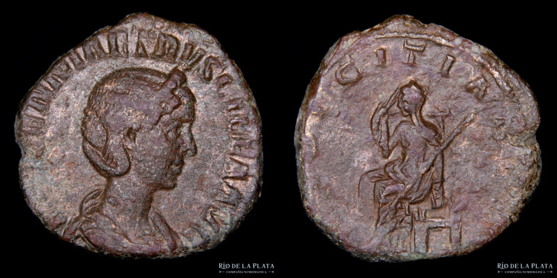 Roma Siglo III. Herenia Etruscilla (Esposa de Trajano Decio) 249-251DC. AE Seste...
