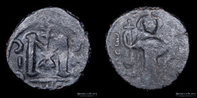 Arabe Bizantinas. Primeros Califas. AE Fals, Ceca Emesa