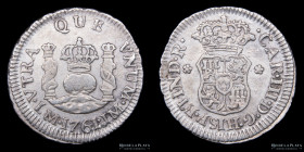 Lima. Carlos III. 1/2 Real 1761 IJ. KM60