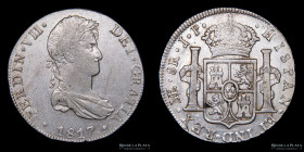 Lima. Fernando VII. 8 Reales 1817 JP. KM118