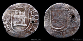 Potosi. Felipe II. 1/4 Real 1574-75 R. Macuquina / Cob. CJ 6.1.1
