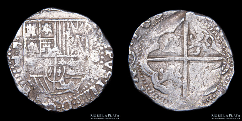 Potosí. Felipe IV (1621-1662) 8 Reales 1633 T. AG.930; 35mm; 27.38g. CJ 13.13 (V...