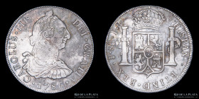 Potosi. Carlos III. 8 Reales 1786 PR. CJ 63.15.2