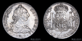 Potosi. Carlos III. 8 Reales 1787 PR. CJ 63.16