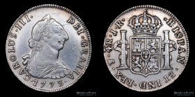 Potosi. Carlos III. 4 Reales 1773 JR. CJ 64.1.1