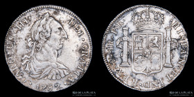 Potosi. Carlos III. 4 Reales 1787 PR. CJ 64.10.1