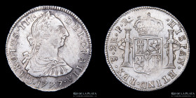 Potosi. Carlos III. 2 Reales 1777 PR. CJ 65.6