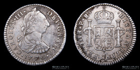 Potosi. Carlos III. 1 Real 1776 PR/P. CJ 66.5.2