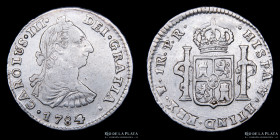 Potosi. Carlos III. 1 Real 1784/3 PR. CJ 66.13.1