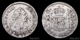 Potosi. Carlos III. 1/2 Real 1778/7 PR. CJ 67.6.3