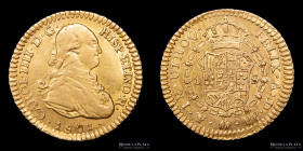 Potosi. Carlos IV. 1 Escudo 1801 PP. CJ 75.11