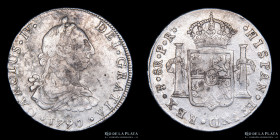 Potosi. Carlos IV. 8 Reales 1790 PR. Transicional. CJ 76.3