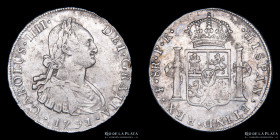 Potosi. Carlos IV. 8 Reales 1791 PR. CJ 76.3
