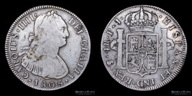 Potosi. Carlos IV. 4 Reales 1805 PJ. CJ 77.17