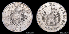 Argentina. Cordoba. 8 Reales 1852. CJ 63.1.1