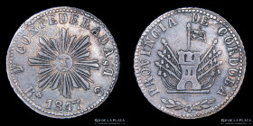 Argentina. Cordoba. 4 Reales 1847. CJ 54.1.1