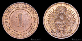 Argentina. Ensayo. 1 Centavo 1880 E. CJ 40
