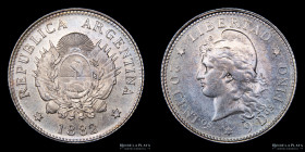 Argentina. 20 Centavos 1882. CJ 18.1