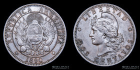 Argentina. 2 Centavos 1890. CJ 31