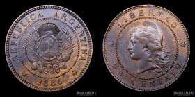 Argentina. 1 Centavo 1886. CJ 42