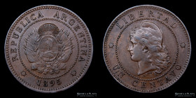 Argentina. 1 Centavo 1895. CJ 50