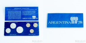 Argentina. Blister Mundial´78. 6 piezas 1977. CJ BL18.1