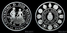 Argentina. 25 Pesos 1997. La Zamba. CJ 10.2.1
