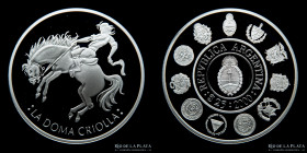 Argentina. 25 Pesos 2000. La Doma Criolla. CJ 10.3.1