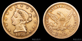 USA. 2 1/2 Dollars 1878 Coronet Head. KM72